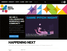 Tablet Screenshot of nymediacenter.com
